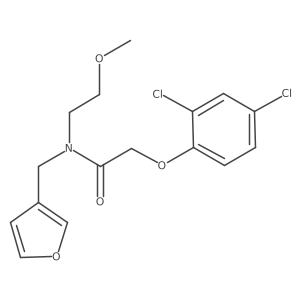 2-(2,4-dichlorophenoxy)-N-(furan-3-ylmethyl)-N-(2-methoxyethyl)acetamide Structure