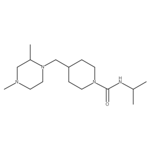 4-((2,4-dimethylpiperazin-1-yl)methyl)-N-isopropylpiperidine-1-carboxamide Structure