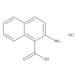 2-Amino-1-naphthoic acid hydrochloride结构式