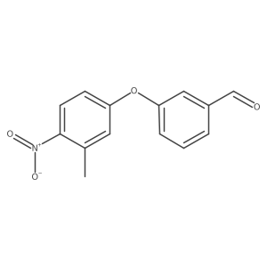 3-(3-Methyl-4-nitrophenoxy)benzaldehyde Structure