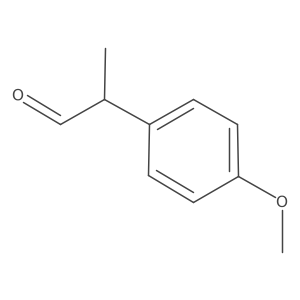 (2S)-2-(4-methoxyphenyl)propanal结构式