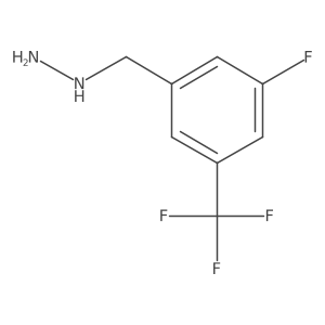 [3-Fluoro-5-(trifluoromethyl)phenyl]methylhydrazine Structure