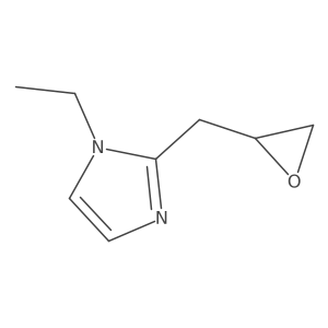 1-ethyl-2-[(oxiran-2-yl)methyl]-1H-imidazole结构式