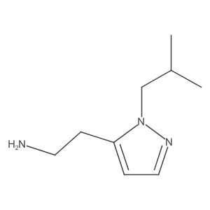 2-[1-(2-methylpropyl)-1H-pyrazol-5-yl]ethan-1-amine Structure