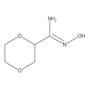 N'-hydroxy-1,4-dioxane-2-carboximidamide结构式