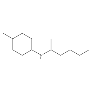 (1r,4r)-N-(hexan-2-yl)-4-methylcyclohexan-1-amine结构式