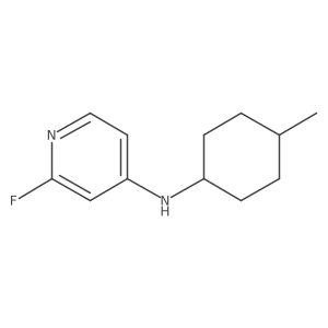 2-fluoro-N-[(1r,4r)-4-methylcyclohexyl]pyridin-4-amine Structure