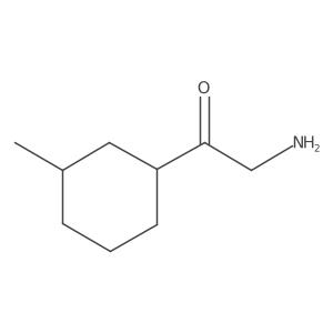 2-Amino-1-(3-methylcyclohexyl)ethan-1-one Structure