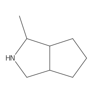 1-Methyl-octahydrocyclopenta[c]pyrrole Structure