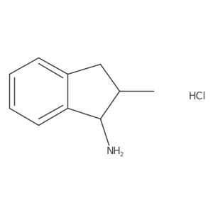 (1S,2R)-1-amino-2-methylindane hydrochloride Structure