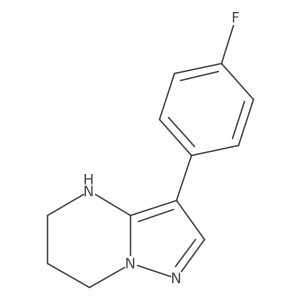 3-(4-fluorophenyl)-4H,5H,6H,7H-pyrazolo[1,5-a]pyrimidine Structure