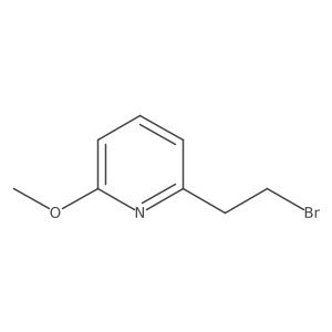 2-(2-Bromoethyl)-6-methoxypyridine结构式