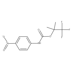1,1,1-Trifluoro-2-methylpropan-2-yl (4-nitrophenyl)carbamate Structure