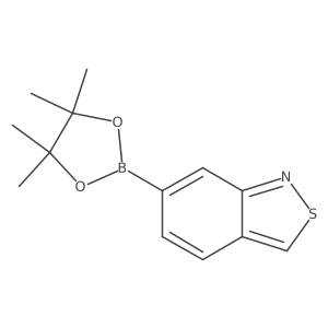 6-(4,4,5,5-Tetramethyl-1,3,2-dioxaborolan-2-YL)benzo[C]isothiazole结构式