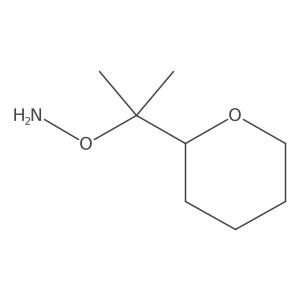 O-[2-(oxan-2-yl)propan-2-yl]hydroxylamine结构式