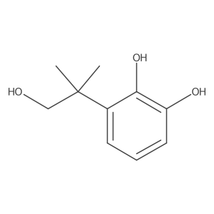 3-(1-Hydroxy-2-methylpropan-2-yl)benzene-1,2-diol Structure