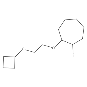 1-(2-Cyclobutoxyethoxy)-2-iodocycloheptane Structure