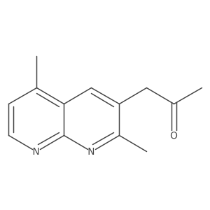 1-(2,5-Dimethyl-1,8-naphthyridin-3-yl)propan-2-one结构式