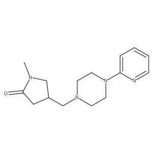 1-Methyl-4-{[4-(pyridin-2-yl)piperazin-1-yl]methyl}pyrrolidin-2-one Structure