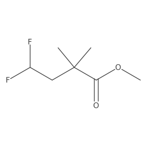 Methyl 4,4-difluoro-2,2-dimethylbutanoate Structure