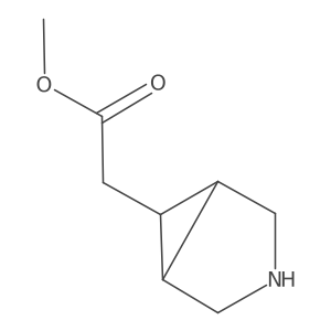 Rel-methyl 2-((1R,5S,6s)-3-azabicyclo[3.1.0]hexan-6-yl)acetate Structure