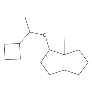 1-(1-Cyclobutylethoxy)-2-iodocyclooctane Structure