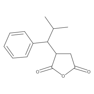 3-(2-Methyl-1-phenylpropyl)oxolane-2,5-dione结构式