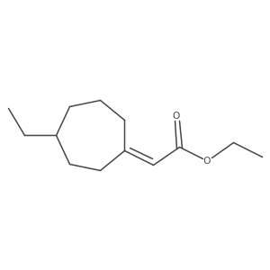 ethyl 2-[(1Z)-4-ethylcycloheptylidene]acetate结构式