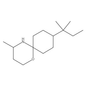 4-Methyl-9-(2-methylbutan-2-yl)-1-oxa-5-azaspiro[5.5]undecane Structure
