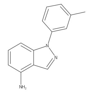 1-(3-methylphenyl)-1H-indazol-4-amine结构式