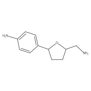 4-[5-(Aminomethyl)oxolan-2-yl]aniline Structure