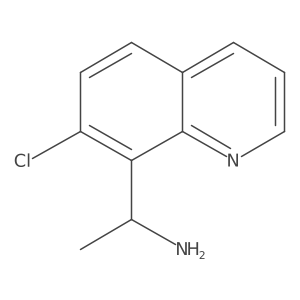 (1R)-1-(7-chloroquinolin-8-yl)ethan-1-amine Structure