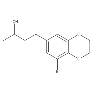 (2S)-4-(8-bromo-2,3-dihydro-1,4-benzodioxin-6-yl)butan-2-ol Structure