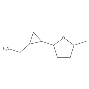 [(1RS,2RS)-2-[(5R)-5-methyloxolan-2-yl]cyclopropyl]methanamine Structure