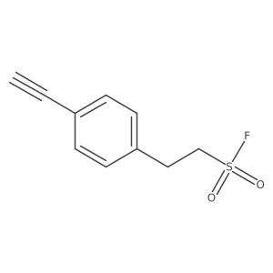 2-(4-Ethynylphenyl)ethane-1-sulfonyl fluoride结构式