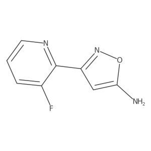 5-Amino-3-(3-fluoro-2-pyridyl)isoxazole Structure