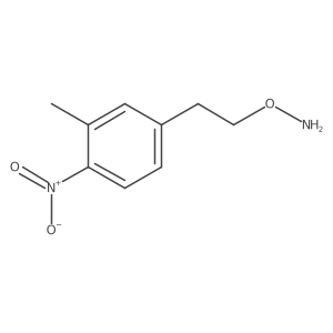 O-[2-(3-methyl-4-nitrophenyl)ethyl]hydroxylamine结构式