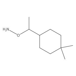 O-[1-(4,4-dimethylcyclohexyl)ethyl]hydroxylamine结构式