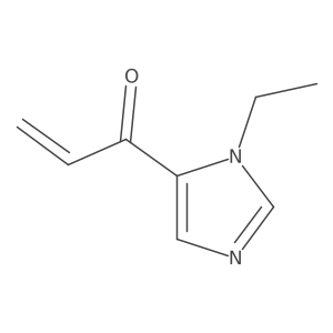 1-(1-ethyl-1H-imidazol-5-yl)prop-2-en-1-one结构式
