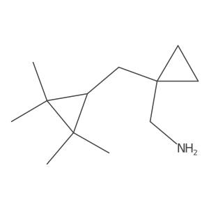 {1-[(2,2,3,3-Tetramethylcyclopropyl)methyl]cyclopropyl}methanamine结构式
