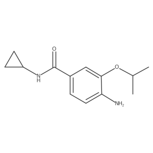 4-Amino-N-cyclopropyl-3-isopropoxybenzamide Structure