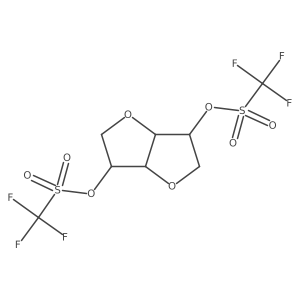 Hexahydrofuro[3,2-b]furan-3,6-diyl bis(trifluoromethanesulfonate) Structure