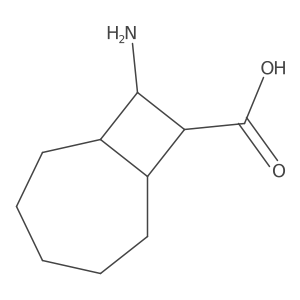 (1S,7R,8R,9S)-9-aminobicyclo[5.2.0]nonane-8-carboxylic acid Structure