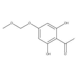 1-[2,6-Dihydroxy-4-(methoxymethoxy)phenyl]ethanone Structure
