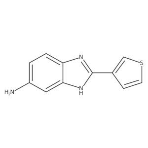 2-thiophen-3-yl-3H-benzimidazol-5-amine Structure