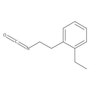 1-Ethyl-2-(2-isocyanatoethyl)benzene结构式
