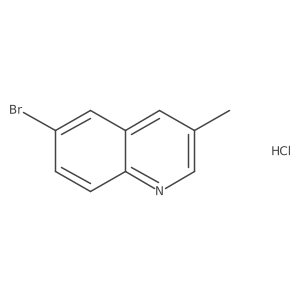 6-Bromo-3-methylquinoline hydrochloride Structure