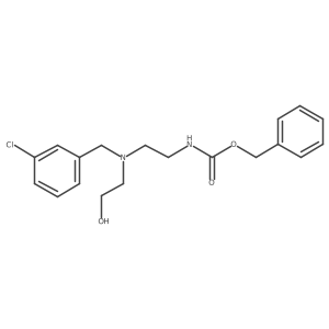 benzyl N-(2-{[(3-chlorophenyl)methyl](2-hydroxyethyl)amino}ethyl)carbamate Structure