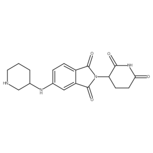 2-(2,6-dioxopiperidin-3-yl)-5-{[(3S)-piperidin-3-yl]amino}-2,3-dihydro-1H-isoindole-1,3-dione结构式