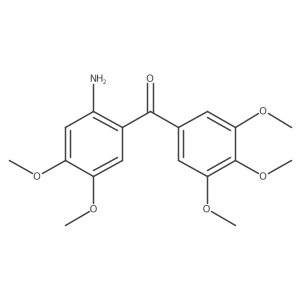 (2-Amino-4,5-dimethoxyphenyl)(3,4,5-trimethoxyphenyl)methanone Structure